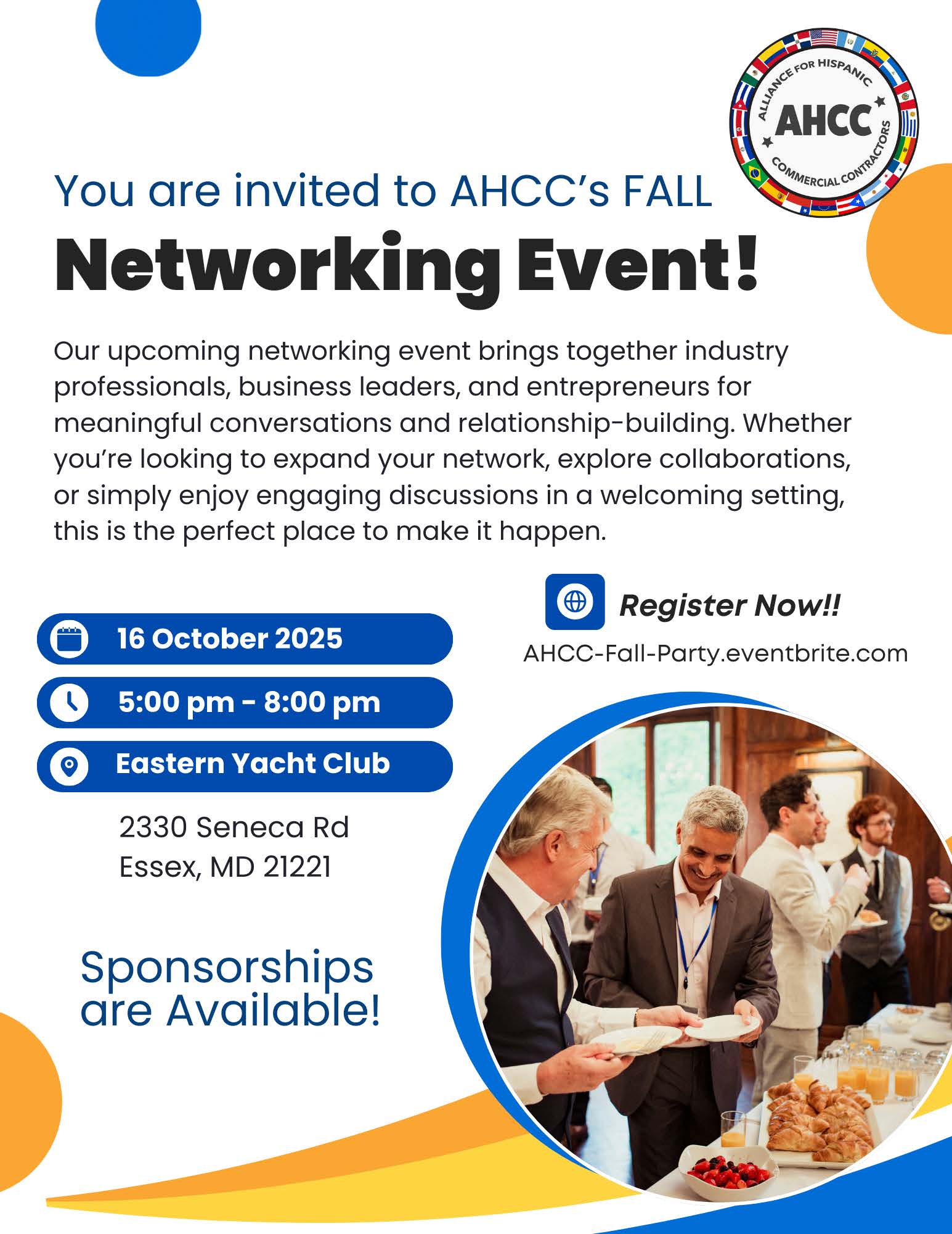 AHCC's Fall Networking Party | Maryland Hispanic Chamber of Commerce