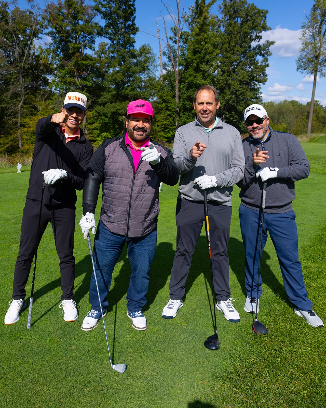 group golfing